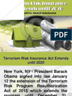 Terrorism Risk Insurance Act Extends Until 2020