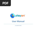 Playon User Guide