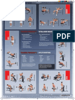 Dumbbell Exercise Poster 11X17
