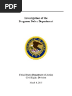 Ferguson Police Department Report