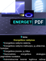 9 Tema. Energetika