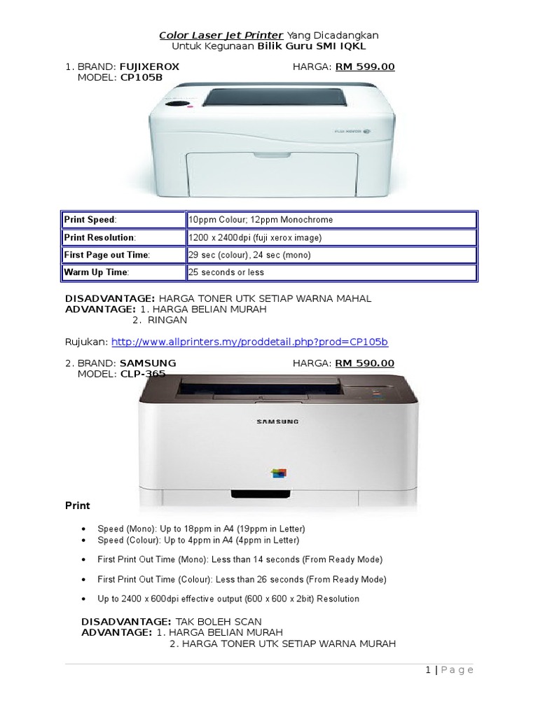 printer colour murah