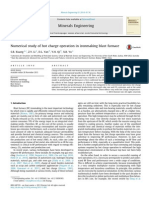 Numerical Study of Hot Charge Operation in Iron Making Blast Furnace