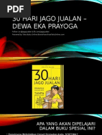 Download 30 Hari Jago Jualan  Dewa Eka Prayoga JagoBerbisnis - BisnisFranchiseTokoOnlinecom by Asoka Mahinda P SN257735926 doc pdf