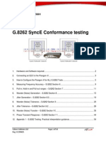 CX5001 G.8262 SyncE Conformance Testing App Note v10