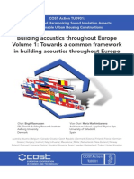 Building acoustics throughout Europe Volume 1