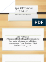 Download 7 Tips Promosi Efektif JagoBerbisnis - Toko Buku Online BisnisFranchiseTokoOnlinecom by Asoka Mahinda P SN257738670 doc pdf