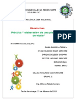 Practica "Elaboración de Un Modelo Con Fibra de Vidrio"