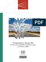 Prospectiva y desarrollo El clima de la igualdad en América Latina y el Caribe a 2020