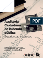 Auditoría Ciudadana de la Deuda Pública - Experiencias y metodos