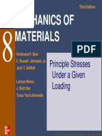 Chapter 8 Principle stress under given loading