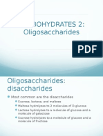 Carbohydrates 2: Oligosaccharides