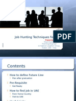 Job Hunting Techniques for UAE