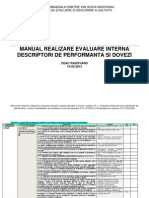 Manual (Propriu) Realizare Evaluare Institutionala Interna CEAC