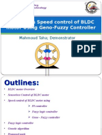 Sensorless Speed Control of BLDC Using Geno-Fuzzy Controller