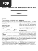 Approach To A Patient With "Solitary Thyroid Nodule" (STN)