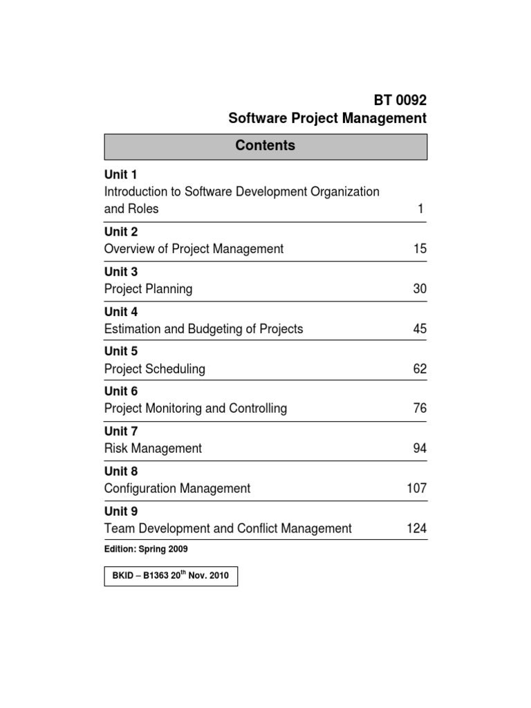 Software Project Management Overview | PDF | Software Testing ...