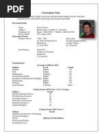 Final Curriculum Vitae