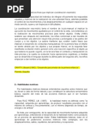 Habilidades motrices  Marielis