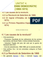 Unitat 4. El Sexenni Democràtic 1868 1874 PDF