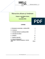 Manual de Utilizare Si Intretinere Pentru Pompa Cu Roti Dintate Cu Angrenare Interioara Verdergear ATEX PDF