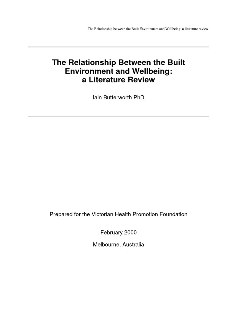 Built Environment | PDF