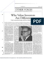 Seth Klarman on Why Value Investors Are Different