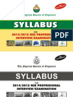 Syllabus for NSE Professional