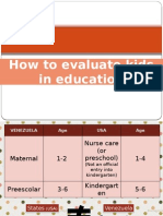 How To Evaluate Kids in Education
