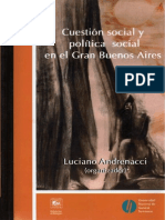 Andrenacci. Cuestión Social y Política Social en El Gran Buenos Aires