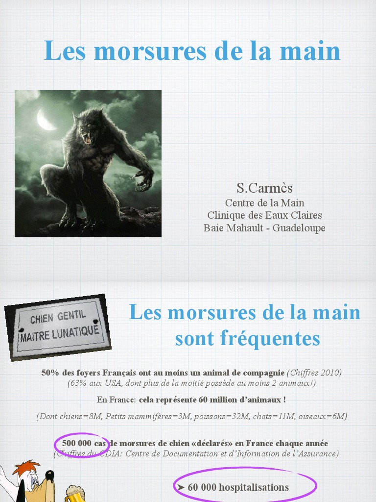 2015 2 Morsures De La Main Rage Maladie Spécialités