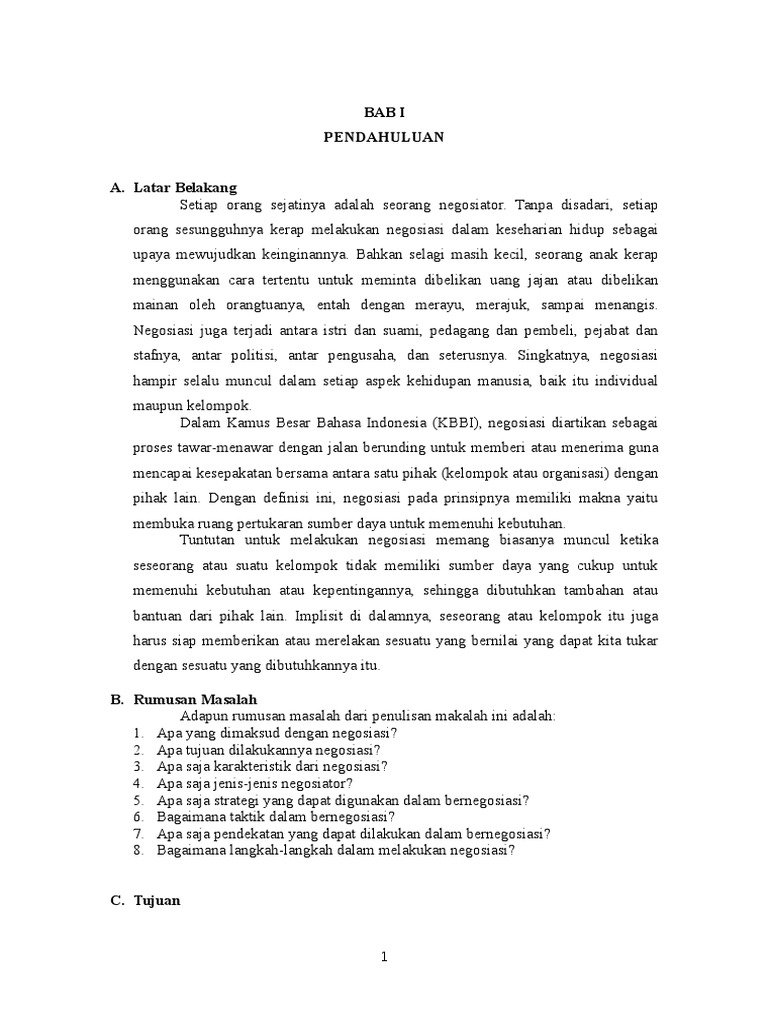 Negosiasi Kesehatan
