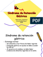 Síndrome de Retención Gástrica