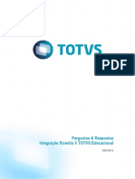 FAQ - Scientia X TOTVS Educacional