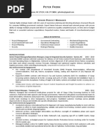 Senior Project Manager In Raleigh Durham North Carolina Resume Peter Frerk