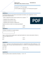 PROVA DIAGNÒSTICA 2° Ano