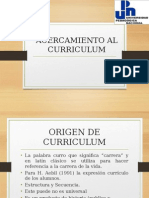 Acercamiento Al Curriculum