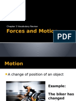 Force and Motion Vocab