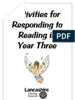 Activities For Responding To Reading in Year 3