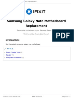 Samsung Galaxy Note Motherboard Replacement: Written By: Sam Lionheart