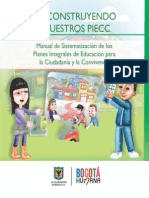 Reconstruyendo Nuestros Piecc Man de Sist de Los Planes Integrales de Educacion Para La Ciudadania