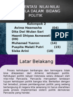 Implementasinilai Nilaipancasiladalambidangpolitik 141002171313 Phpapp01