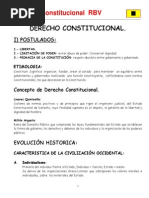 Derecho Constitucional (Rbv)