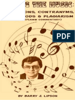 Facing The Music: Oxymorons, Contranyms, Confusoids & Plagiarism by Barry J. Lipson