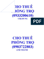 form hợp đồng Cho Thuê Phòng Trọ