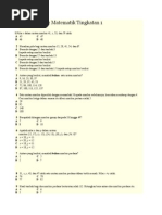 LATIHAN Matematik Tingkatan 1