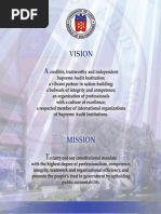 COA Vision Mission