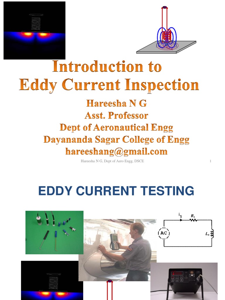 Eddy Current Inspection Overview | PDF | Inductor | Electromagnetic ...