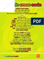 Safe Cross Code Poster