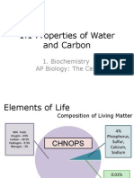 APBio 1.1 Properties of Water and Carbon